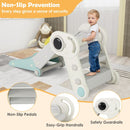 Compact Folding Toddler Slide – Blue