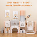 Toddler Slide and Swing Playset with Storage – Pink