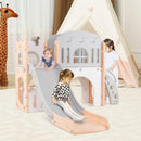 9-in-1 L-Shaped Toddler Slide and Climber Playset – UY10152FH
