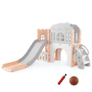 9-in-1 L-Shaped Toddler Slide and Climber Playset – UY10152FH