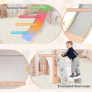 9-in-1 L-Shaped Toddler Slide and Climber Playset – UY10152FH