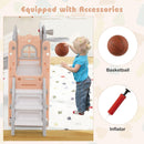 9-in-1 L-Shaped Toddler Slide and Climber Playset – UY10152FH