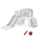 9-in-1 L-Shaped Toddler Slide and Climber Playset – UY10152HB