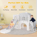 9-in-1 L-Shaped Toddler Slide and Climber Playset – UY10152HB