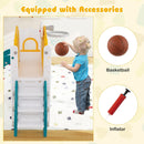 9-in-1 L-Shaped Toddler Slide and Climber Playset – UY10152YW