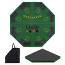120cm Folding Poker Tabletop with Carry Bag – UY10155GN