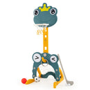 4-in-1 Kids Basketball and Sports Activity Set – Green and Yellow