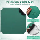 90 cm Folding Mahjong Table with Felt Mat – Green