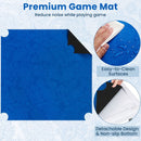 90 cm Folding Mahjong Table with Felt Mat – Navy