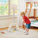 3-in-1 Kids Basketball, Football and Golf Set – Grey
