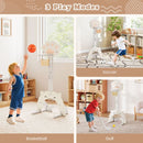 3-in-1 Kids Basketball, Football and Golf Set – Grey