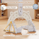 3-in-1 Kids Basketball, Football and Golf Set – Grey