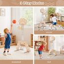 3-in-1 Kids Basketball, Football and Golf Set – Coffee