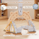 3-in-1 Kids Basketball, Football and Golf Set – Coffee