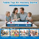 Tabletop Air Hockey Set with 101 cm Playing Surface – Blue