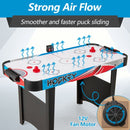 122 cm Air Hockey Table with Electronic Scoreboard – Blue