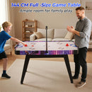 145 cm Air Hockey Table with LED Scoreboard – White