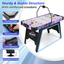 145 cm Air Hockey Table with LED Scoreboard – White