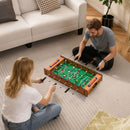 2-in-1 Tabletop Foosball and Hockey Game – Natural and Green