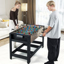 122 cm Swivel Foosball and Pool Table – Black