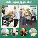 122 cm Swivel Foosball and Pool Table – Black