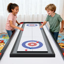 114 cm Tabletop Shuffleboard and Curling Set – Multicolour
