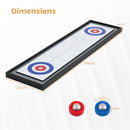 114 cm Tabletop Shuffleboard and Curling Set – Multicolour