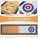 114 cm Tabletop Shuffleboard and Curling Set – Multicolour