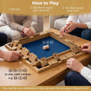 60 cm Wooden Shut the Box Game – Natural