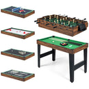 10-in-1 Stacking Multi-Game Table – Brown
