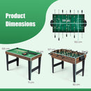 10-in-1 Stacking Multi-Game Table – Brown