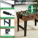 10-in-1 Stacking Multi-Game Table – Brown