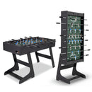 Folding Foosball Table with 22 Players – Black
