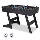 Folding Foosball Table with 22 Players – Black
