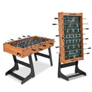 Folding Foosball Table with 22 Players – Natural