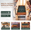 Folding Foosball Table with 22 Players – Natural