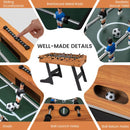 Folding Foosball Table with 22 Players – Natural