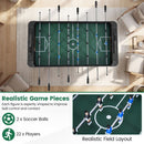 Foosball Table with 22 Players and Adjustable Feet – Black