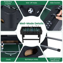 Foosball Table with 22 Players and Adjustable Feet – Black