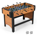 Foosball Table with 22 Players and Adjustable Feet – Natural