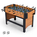 Foosball Table with 22 Players and Adjustable Feet – Natural