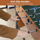 Foosball Table with 22 Players and Adjustable Feet – Natural