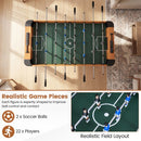 Foosball Table with 22 Players and Adjustable Feet – Natural