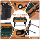 Foosball Table with 22 Players and Adjustable Feet – Natural