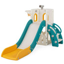 Toddler Slide Playset with Telescope and Music Box – Yellow
