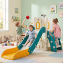 Toddler Slide Playset with Telescope and Music Box – Yellow