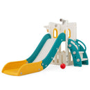 Toddler Slide Playset with Telescope and Music Box – Yellow