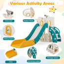 Toddler Slide Playset with Telescope and Music Box – Yellow