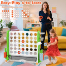 4-in-1 Jumbo Garden Game with Carry Bag – Green