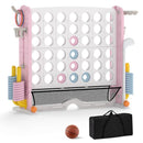 4-in-1 Jumbo Garden Game with Carry Bag – Pink